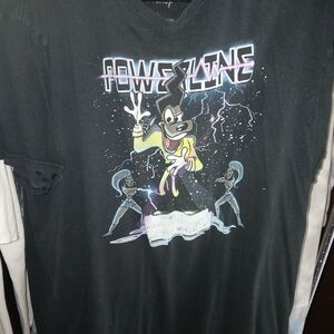 Disney Powerline Black Graphic Tee